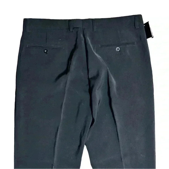 Zanetti Italy Black Trousers NWT Size 36 - Picture 6 of 7